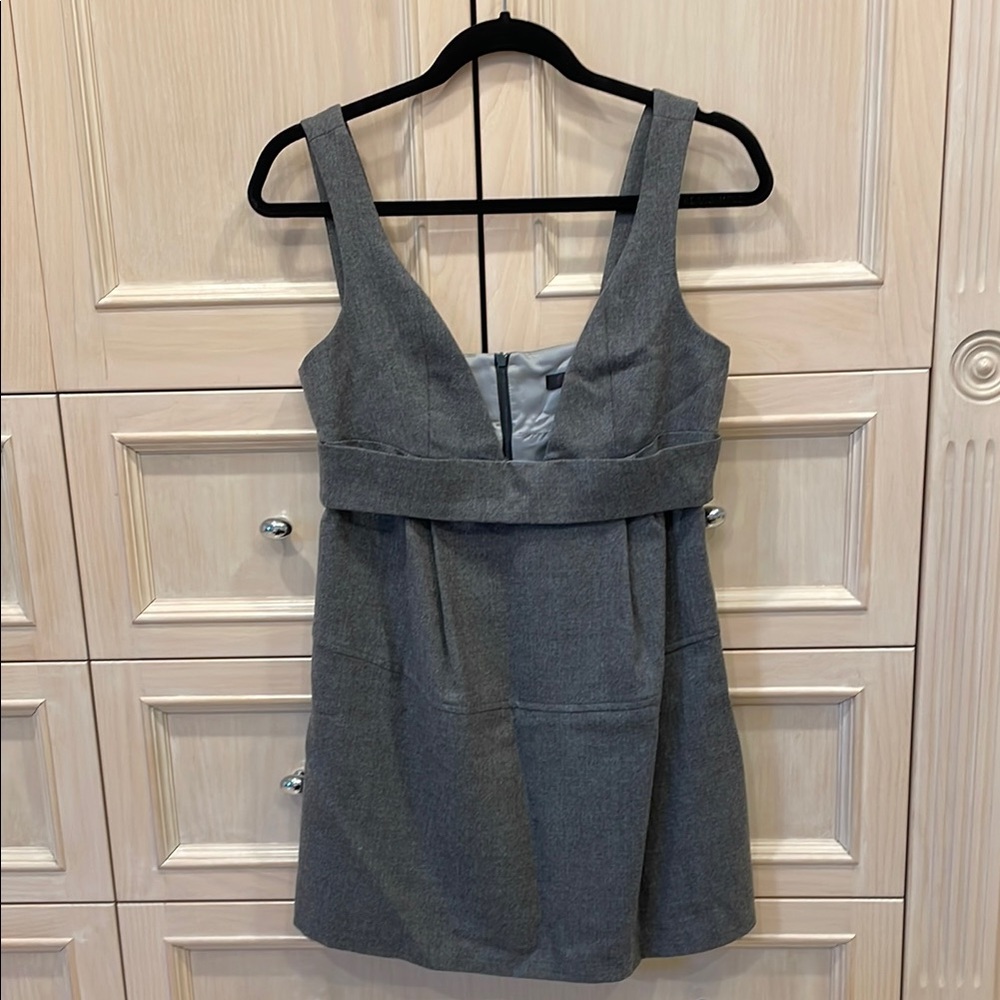 Privee Grey Babydoll Dress